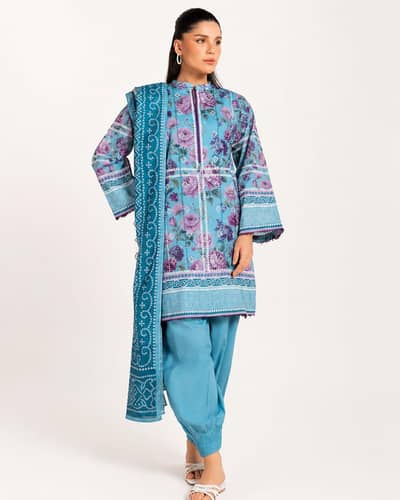 RTS | SHIRT, TROUSER & DUPATTA LAWN | PRINTED