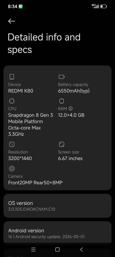 Xiaomi Redmi K80