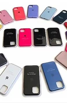 iPhone 11 Pro Max Silicone Case - Multi Color Protective Cover