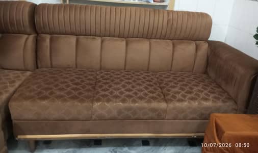 New L shape sofa set for sale.