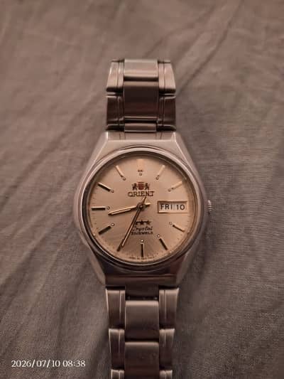 Original ORIENT Crystal Automatic 21 jewels Watch, Made in Japan