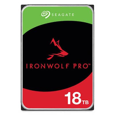 Seagate ST18000NT001 IronWolf Pro 18TB 7200RPM SATA NAS Hard Drive HDD