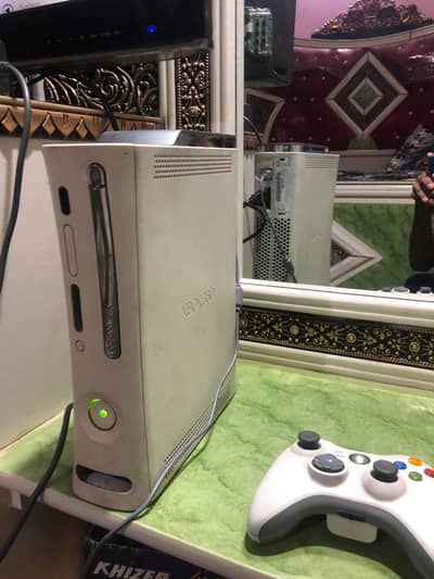 Xbox 360 512 gb with two controllers one wired and one wireless