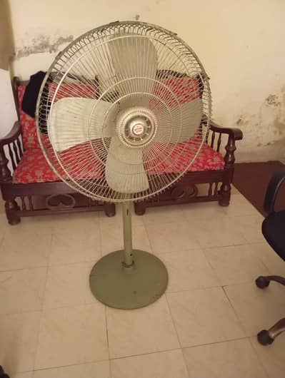 A pedestal Fan is available for sale, original Younas fan, in cooper