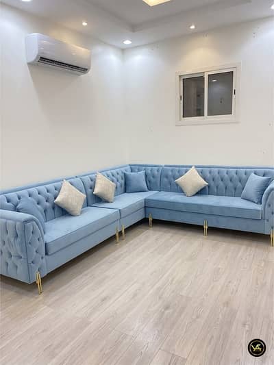 Sofa Set / Luxury Furniture/ Bukly Fabric sofa set / wooden sofa / set
