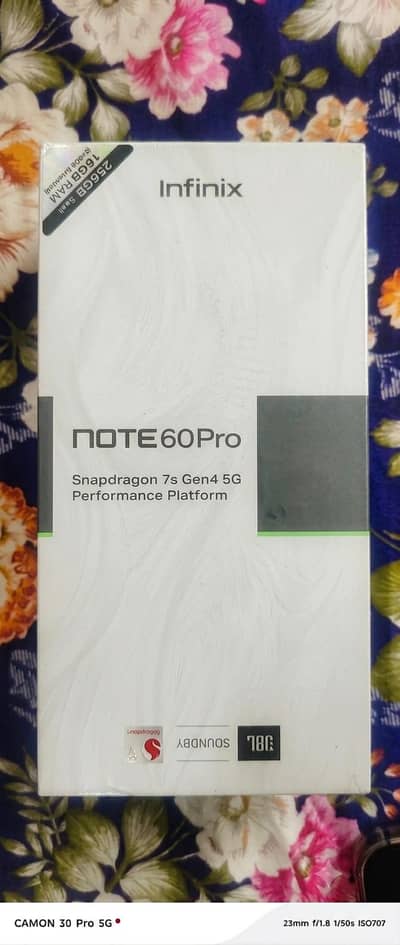 Infinix Note 60 pro  8/256 10/10 Warranty till 29 April 2027