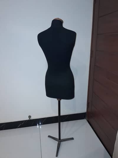 Headless Female Mannequin | Black Cloth Dress Form for Display
