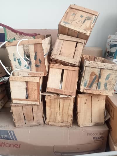 Empty Wooden crates