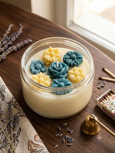 homemade scented candles