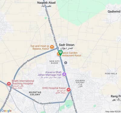 Prime 24 Kanal Commercial Plot Main Ferozepur Road, Near Haji Park Kasur