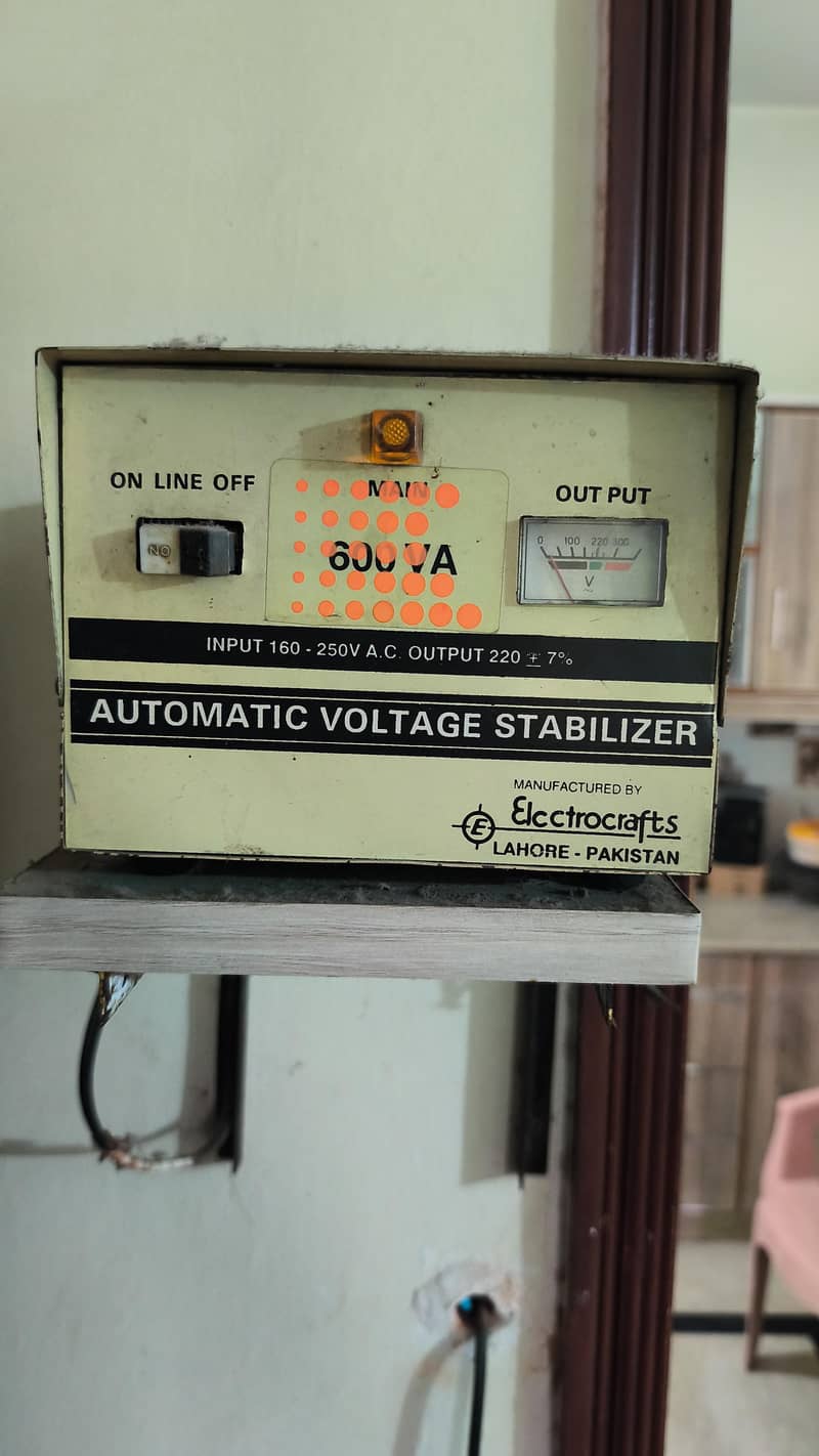 Stablizer voltage 0