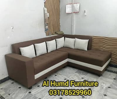 5 Seater L Shape Corner Sofa with Cushion | Premium Quality in karachi