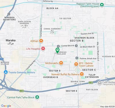 106 No Overseas C Block 10 Marla premium Plot For Sale Bahria Town Lahore