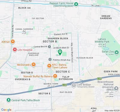 Gulbahar Block 10 Marla Plot For Sale Bahria Town Lahore