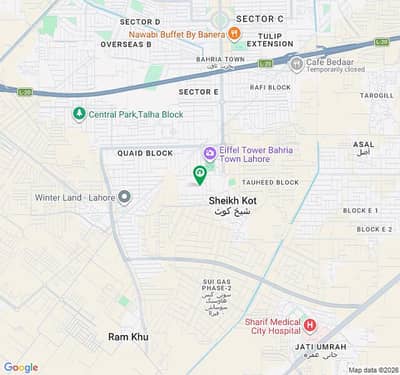 Johar Block 10 Marla No Transfer Fee Plot Open Form Bahria Town Lahore