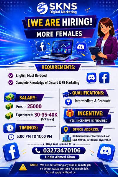 ONLINE MARKETING JOB WITH HIGH SALARY
