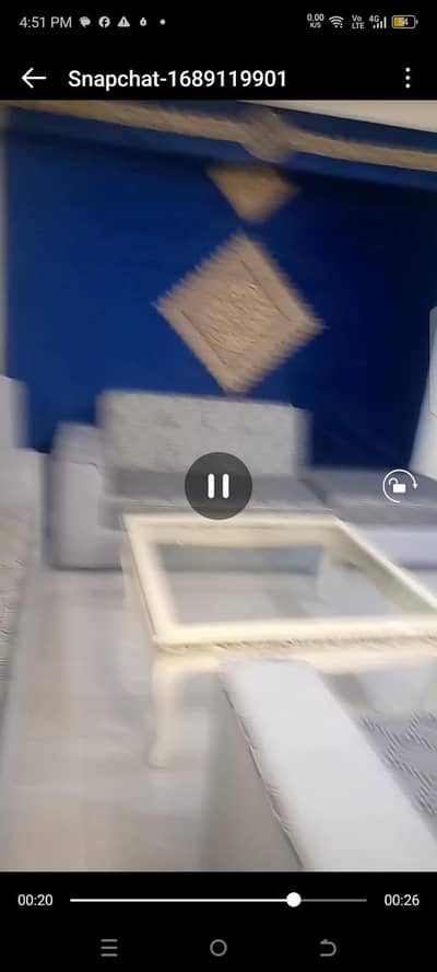 sofa, Bed dressing table and side tables