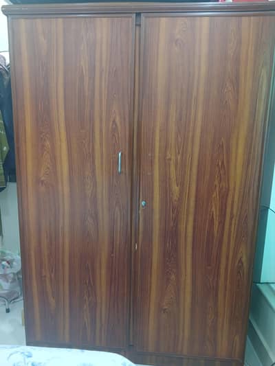 Elegant 2 Door Wooden Wardrobe