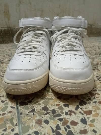 Nike Air Force 1 Mid White – Size 44 – Imported – Excellent Condition