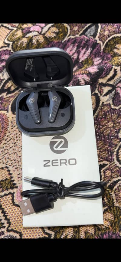 Original Zero Earbuds TWS Black With Box and USB Cable