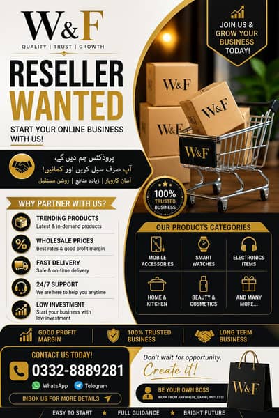 We Give Products-You Sell-You Earn