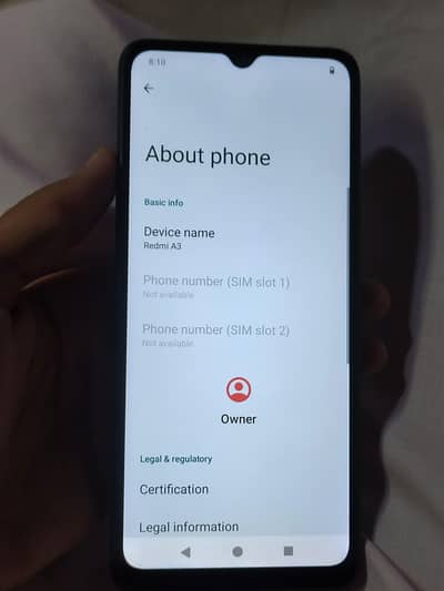 Xiaomi Redmi A3 4.64 only mobile