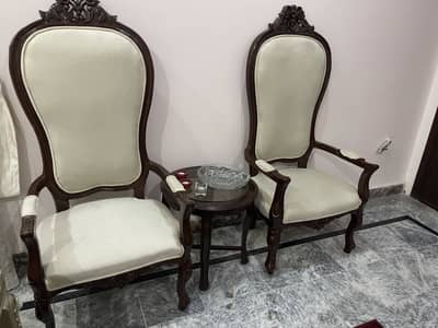 Coffee chairs with tables