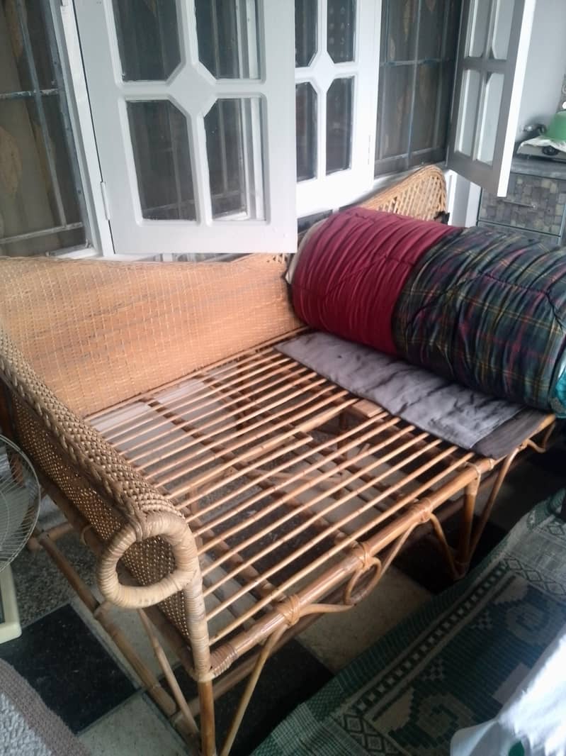 Cane sofa bed 5