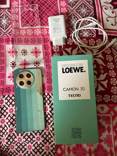 Tecno CAMON 30 complete saman 12gb+256 variant