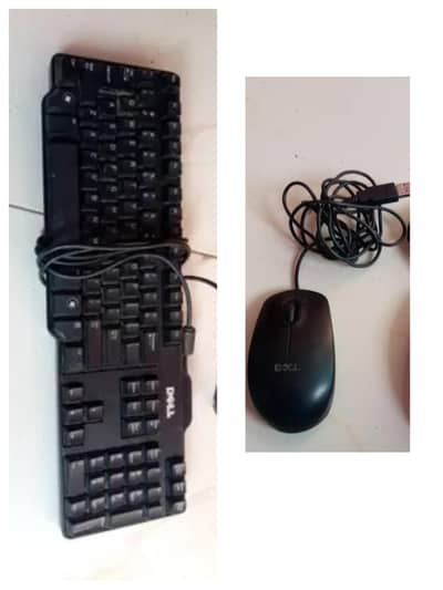dell keyboard & dell mouse
