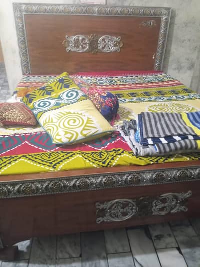 WOODEN bed
