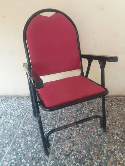 Red beautiful kid chair|| Foldable chair