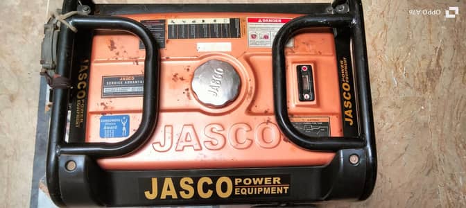 JASCO J4500DC Generator 2.5 kVA – 6 Months Used – Excellent Condition