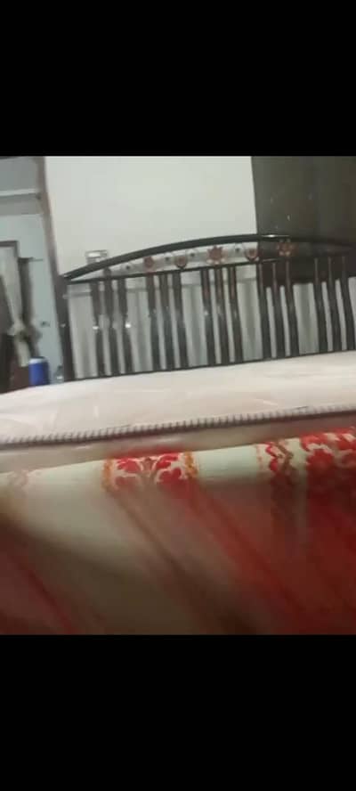 MASTER crest spring mattress and iron bed for sale
