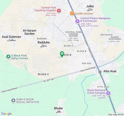 Highly-coveted 10 Marla Residential Plot Is Available In Central Park - Block D For sale