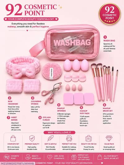 Perfect Makeup Accessory Makeup Travel Kit Loved by 37+