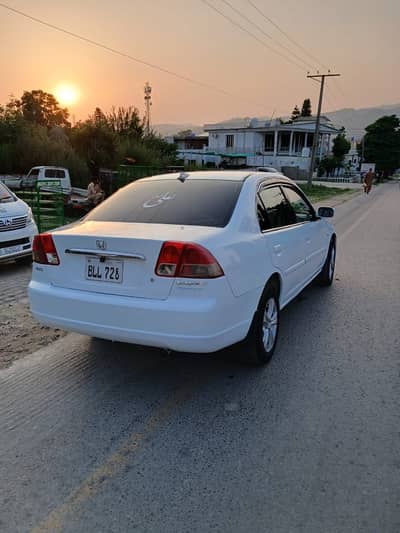 Honda Civic EXi 2001 1260000 price contact number 0340-54-54-680