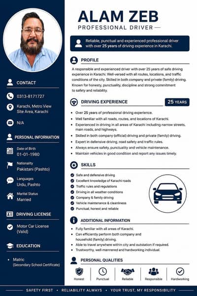 motor car driver