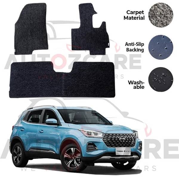 Chery Tiggo 4 Pro Genuine Fitting Carpet Floor Mat 3PCS - Model 2022-2025