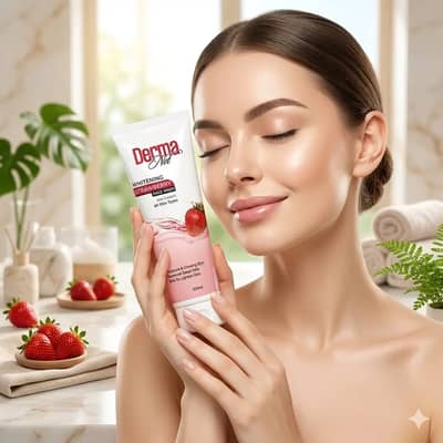 face wash/skin care product/derma glow face wash