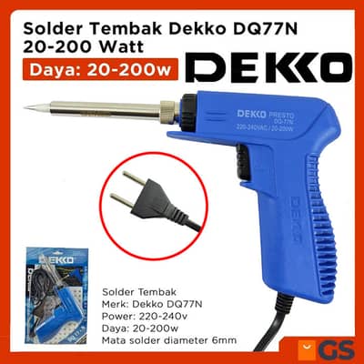 DQ 77N Dekko Solder Gun 20-200 Watt