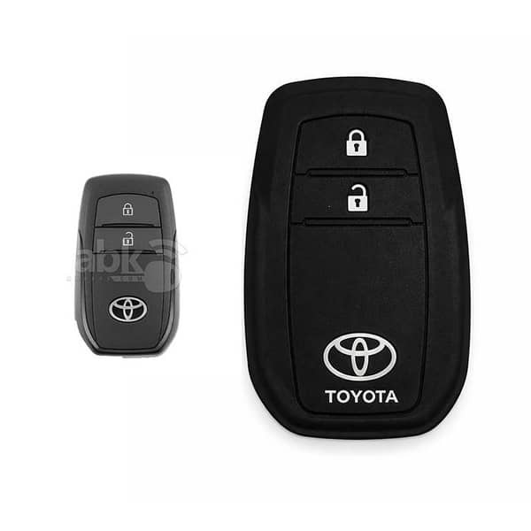 Silicone Key Cover for Toyota Yaris Japanese Smart Key Fob Protector Case – Soft