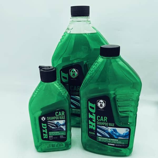 DTR Car Wash & Wax – 500ml / 1L / 2L High Foam Shampoo with Wax for All Paint Types