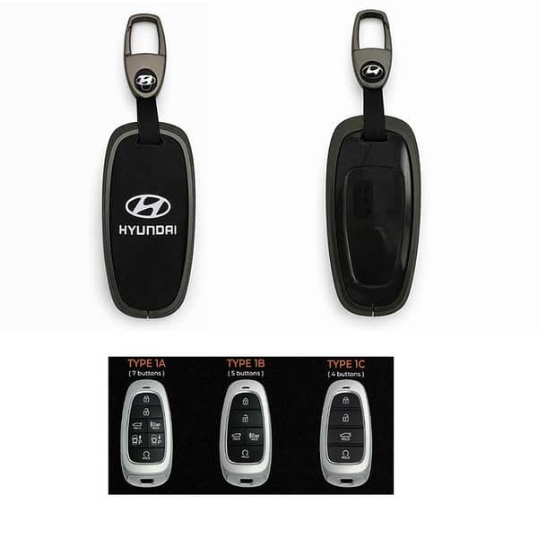 ZOBIG Aluminium Alloy + TPU Key Cover for Hyundai Sonata