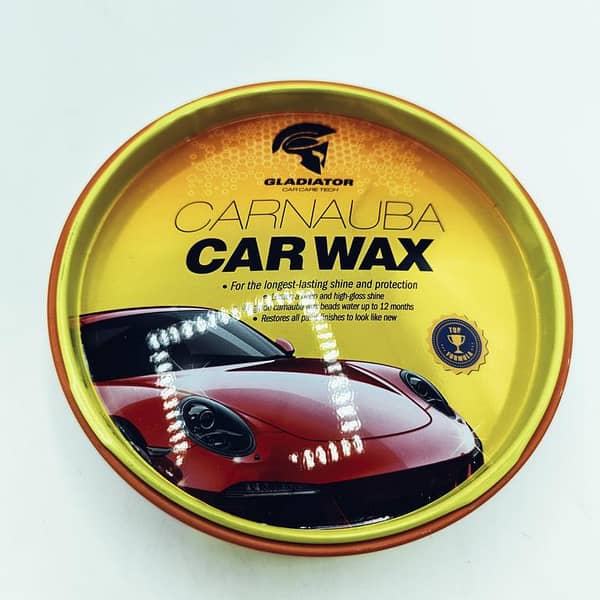 Gladiator Carnauba Wax - Premium High-Gloss Carnauba Protection for Cars, Bikes & More