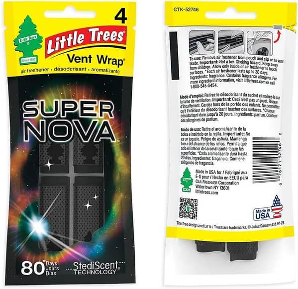 LITTLE TREES Supernova Vent Wrap Car Air Freshener