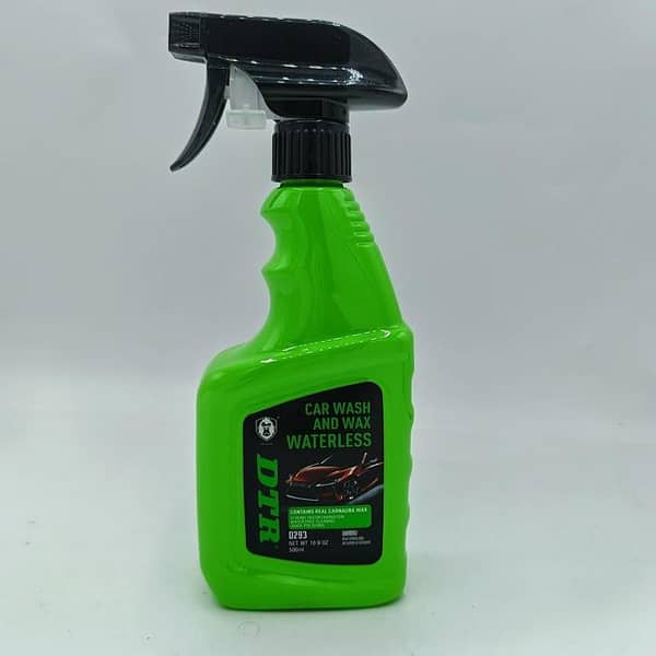 DTR Waterless Car Wash & Wax 500ml – Instant Shine, Scratches Guard, Streak-Free Finish