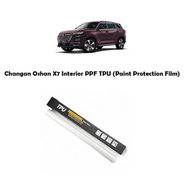 Changan Oshan X7 Interior TPU Film - Transparent PPF for Gear Panel and Center Console (Anti-scratch)