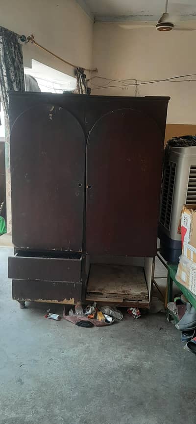 2 Door Dress Wardrobe OLD