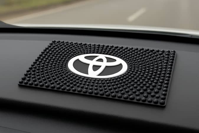 Premium Toyota Logo Non-Slip Dashboard Mat for Toyota Vehicles